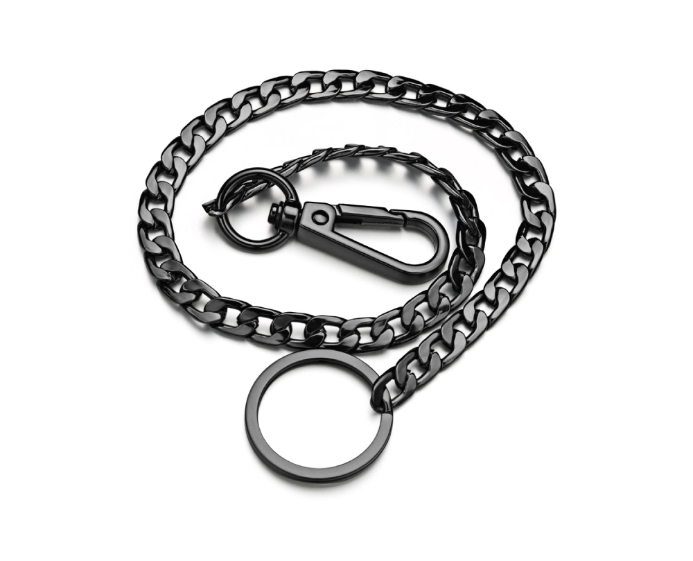 Metal Wallet Belt Chain - Silver