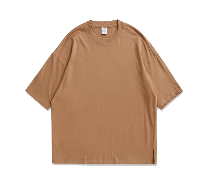 Drop Shoulder T-Shirt - Brown – Hours
