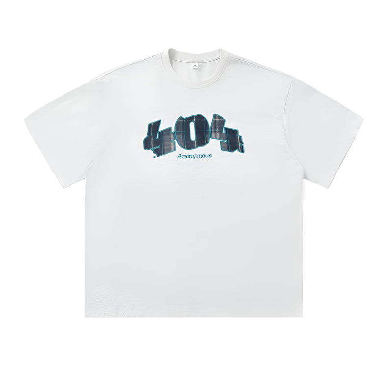 '404 Anonymous' Applique T-Shirt-streetwear-techwear