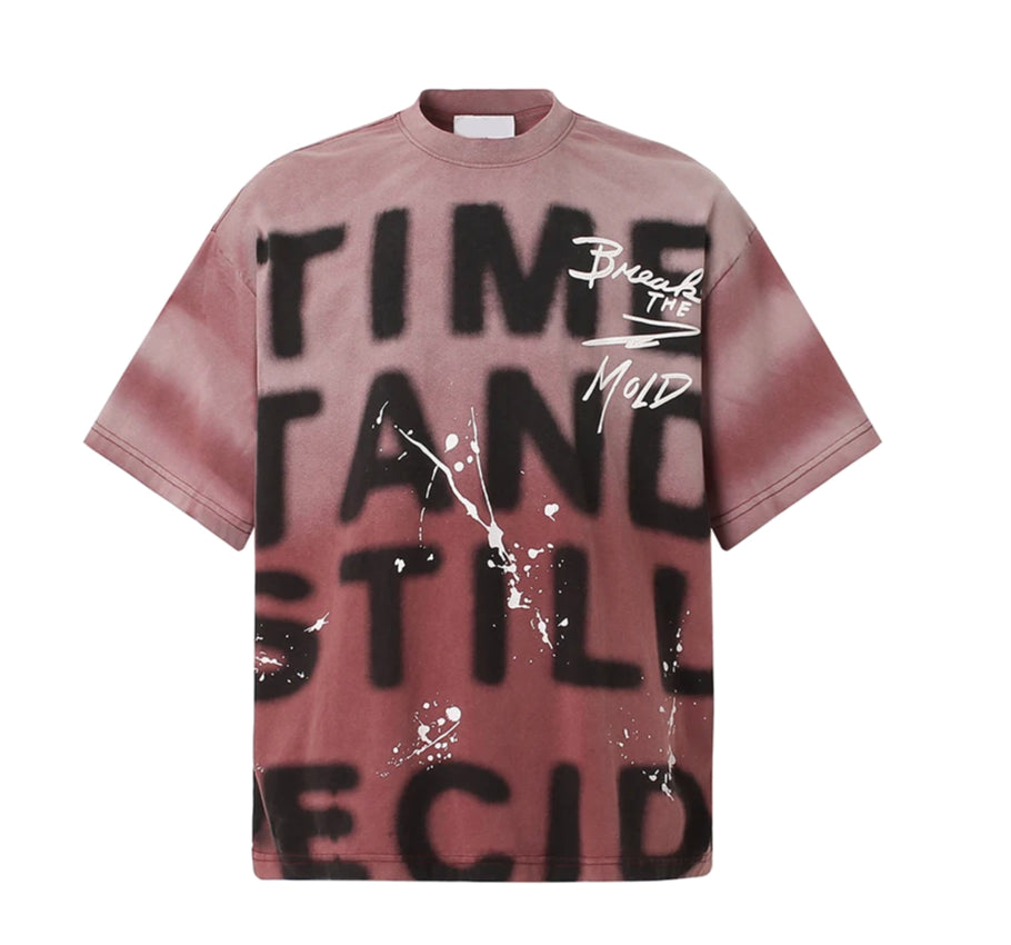 Abstract Fade Statement Tee-streetwear-techwear