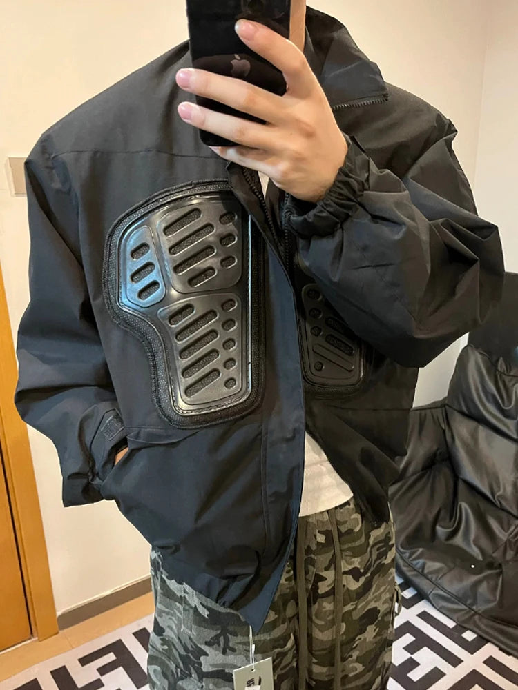 Armoured Windbreaker Jacket-streetwear-techwear