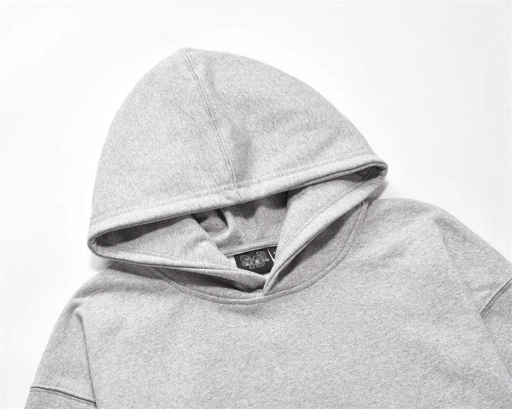 Boxy Fit Hoodie-streetwear-techwear