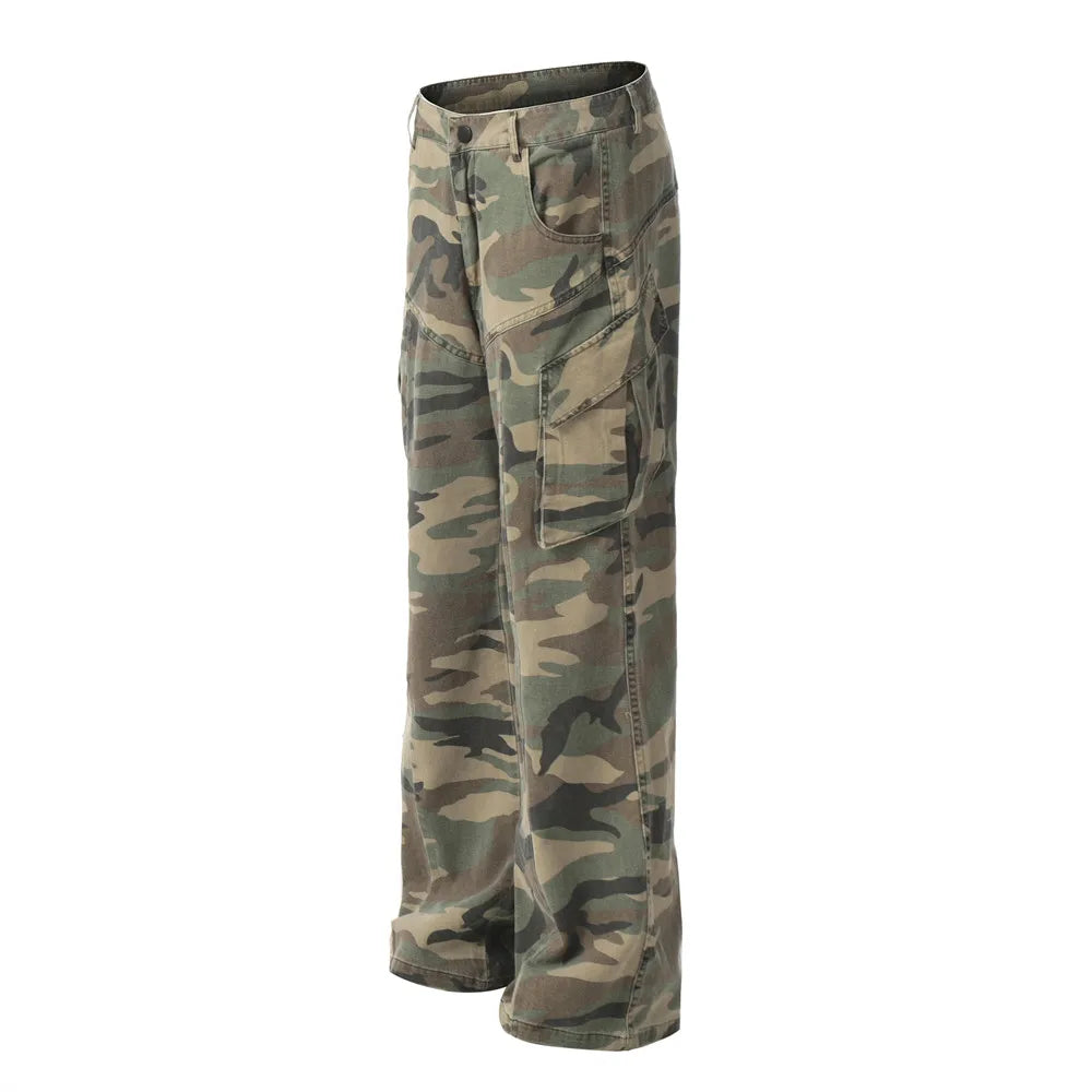 Camouflage Cargo Pants-streetwear-techwear