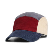 Colour Block 5-Panel Corduroy Cap-streetwear-techwear