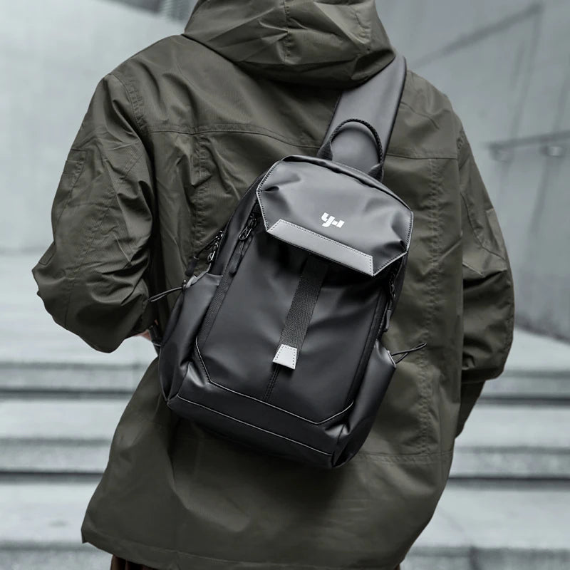 Crossbody Reflective Sling Bag-streetwear-techwear