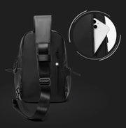 Crossbody Reflective Sling Bag-streetwear-techwear