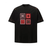 Embroidered Patch T-Shirt-streetwear-techwear