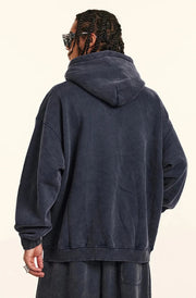 Essential Acid Wash Hoodie-streetwear-techwear