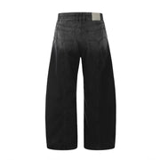 Extreme Balloon Fit Black Wash Jeans-streetwear-techwear