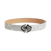 Global Planet Buckle Silver Glaze Belt-streetwear-techwear