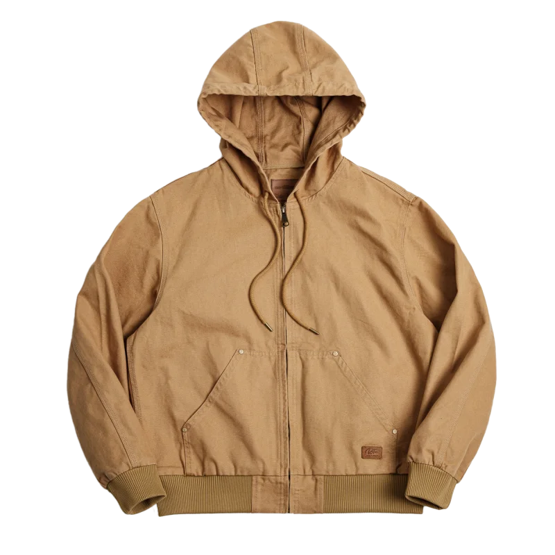 Hooded Workwear Canvas Jacket