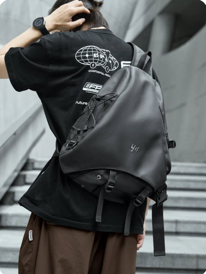 Large Water-Resistant Sling Bag-streetwear-techwear