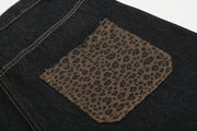 Leopard Print Pocket Carpenter Jorts-streetwear-techwear