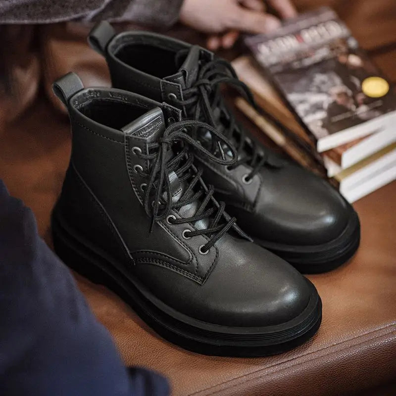 MADEN Chunky Military Boots-streetwear-techwear