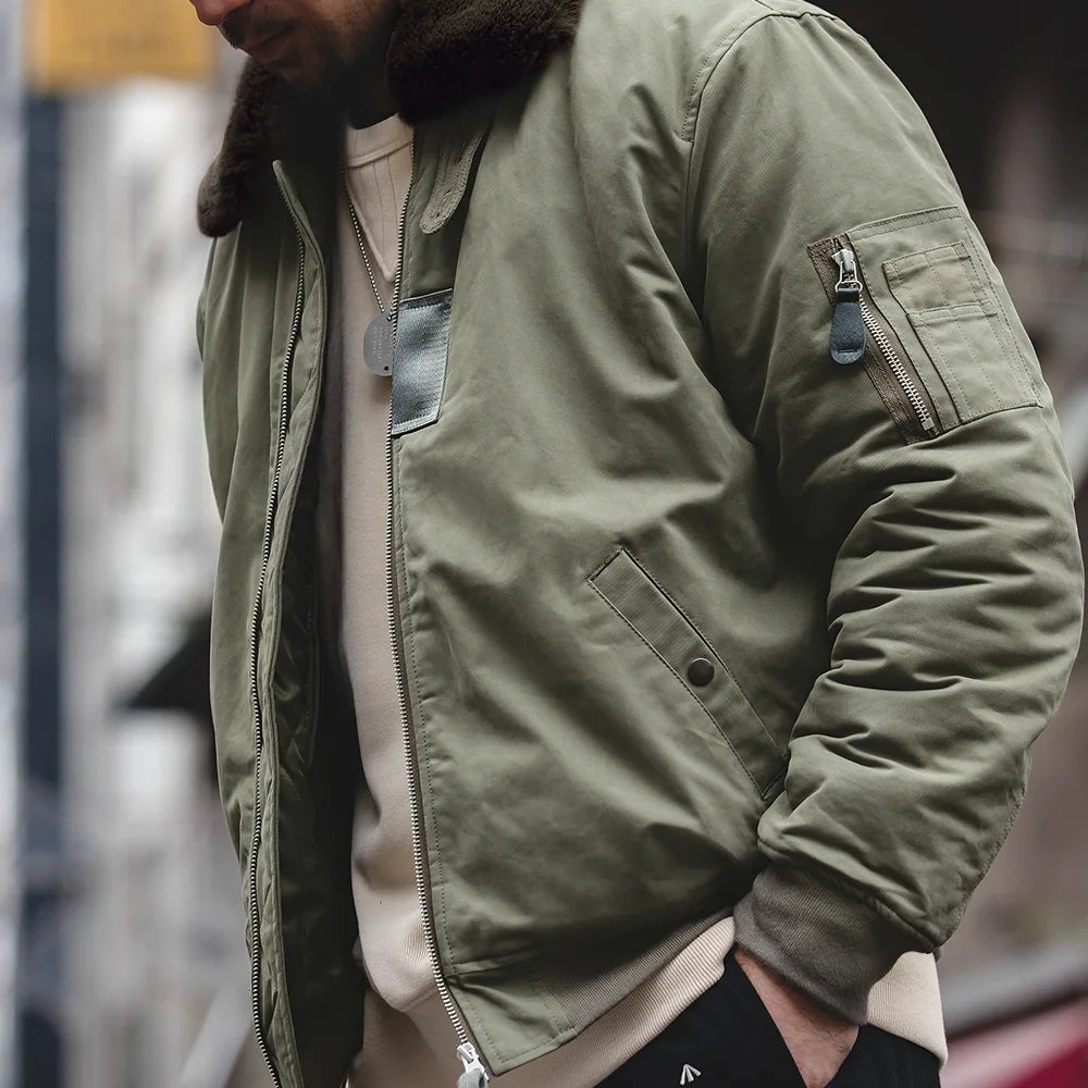 MADEN Vintage Style B15 Bomber Jacket-streetwear-techwear