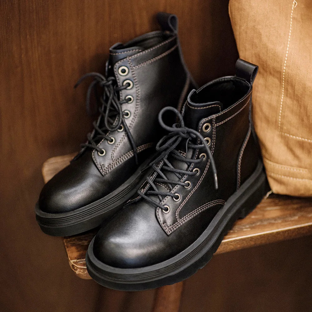 MADEN Vintage Style Workwear Boots-streetwear-techwear