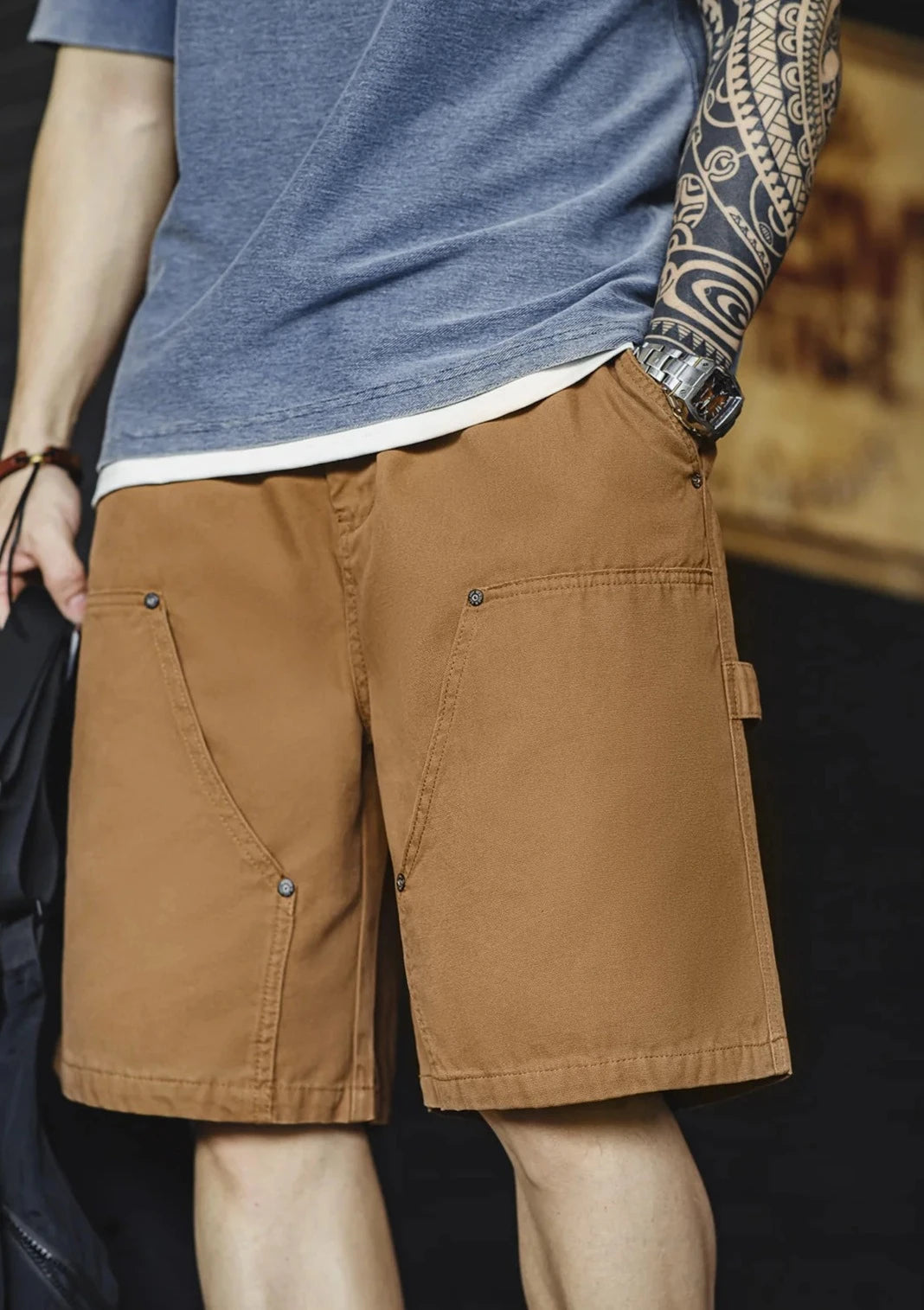 MADEN Workwear Carpenter Shorts-streetwear-techwear