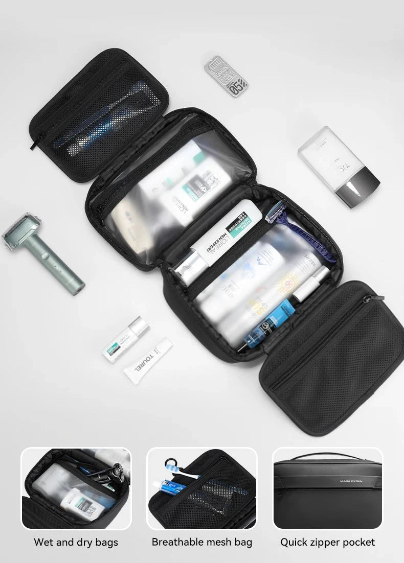 MARK RYDEN Waterproof Travel Wash Bag-streetwear-techwear