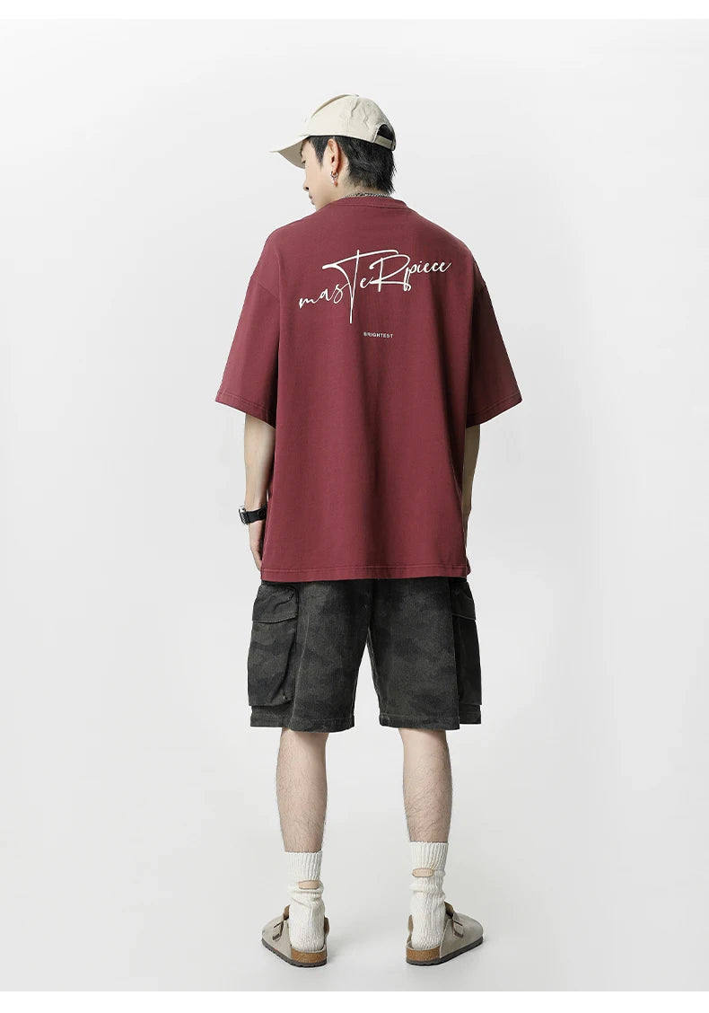 'Masterpiece' Drop Sleeve T-Shirt-streetwear-techwear