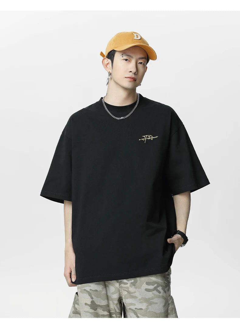 'Masterpiece' Drop Sleeve T-Shirt-streetwear-techwear