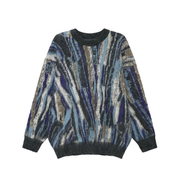 Multi-Colour Abstract Sweater-streetwear-techwear