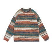 Multicolour Stripe 'Neoism' Sweater-streetwear-techwear