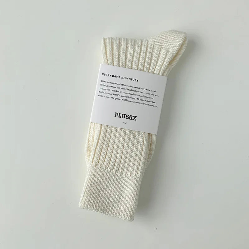 PLUSOX™ Essential Rib Socks-streetwear-techwear