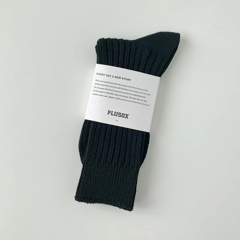 PLUSOX™ Essential Rib Socks-streetwear-techwear