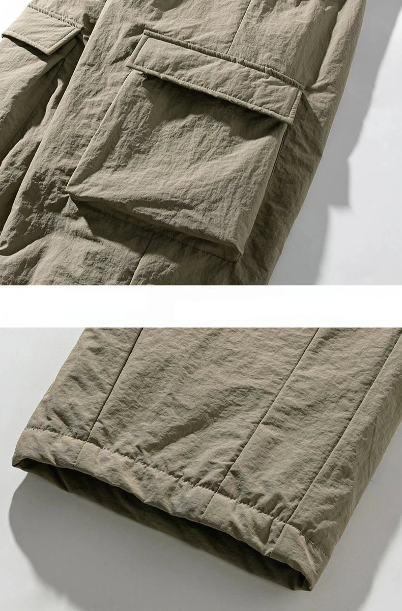 Padded Winter Cargo Pants-streetwear-techwear