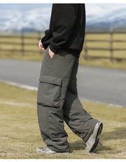 Padded Winter Cargo Pants-streetwear-techwear