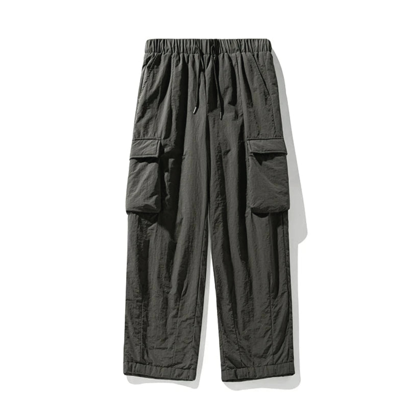 Padded Winter Cargo Pants-streetwear-techwear