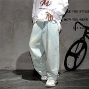 Pale Blue Baggy Jeans-streetwear-techwear