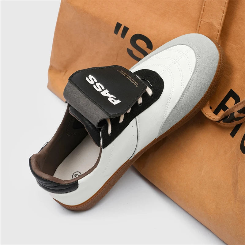 'Pass' Classic Long Tongue Sneakers-streetwear-techwear