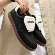 'Pass' Classic Long Tongue Sneakers-streetwear-techwear