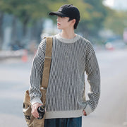 Plated Rib 90's Style Sweater-streetwear-techwear