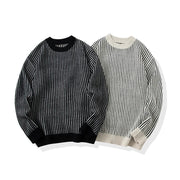 Plated Rib 90's Style Sweater-streetwear-techwear