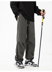 Pleated Knee Trek Pants-streetwear-techwear