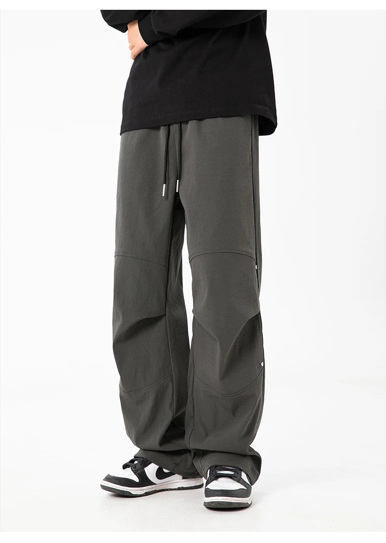 Pleated Knee Trek Pants-streetwear-techwear