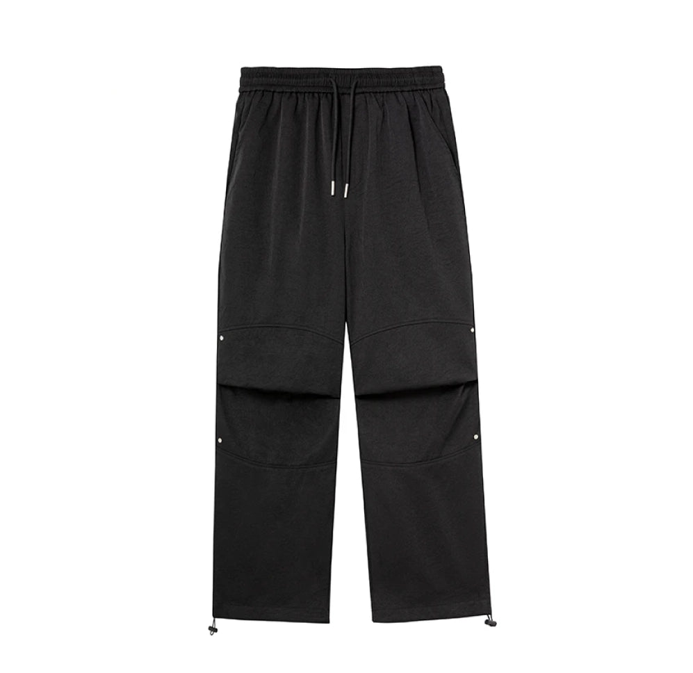 Pleated Knee Trek Pants-streetwear-techwear