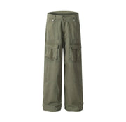 Relaxed Fit Utility Cargo Pants-streetwear-techwear