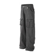 Relaxed Fit Utility Cargo Pants-streetwear-techwear