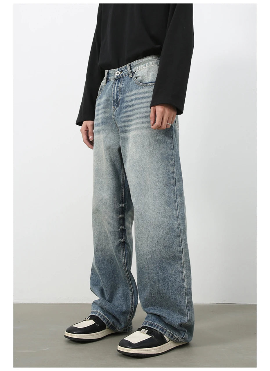 Retro Fade Wide-Leg Jeans-streetwear-techwear