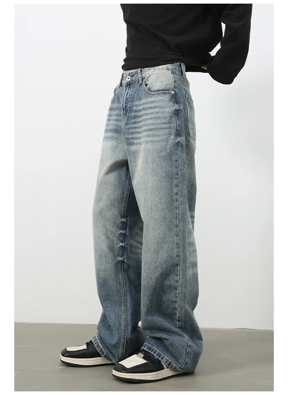 Retro Fade Wide-Leg Jeans-streetwear-techwear