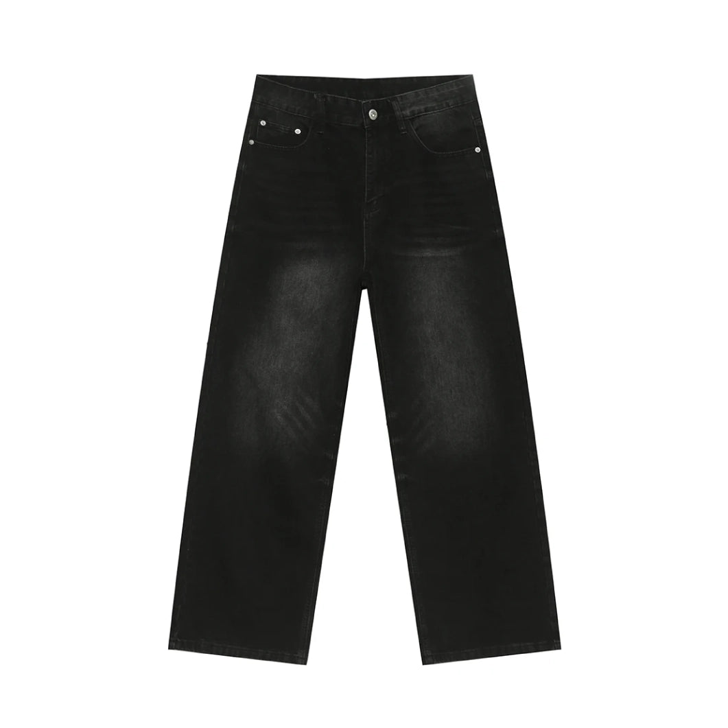 Retro Fade Wide-Leg Jeans-streetwear-techwear