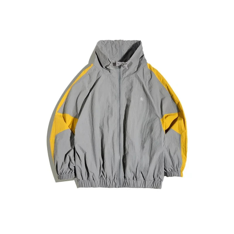 Retro Style Track Jacket-streetwear-techwear