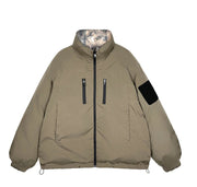 Reversible Woodland Camo Puffer Jacket-streetwear-techwear