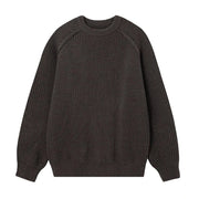 Rib Knit Fisherman Sweater-streetwear-techwear