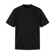 Ribbed Saddle Shoulder T-Shirt-streetwear-techwear