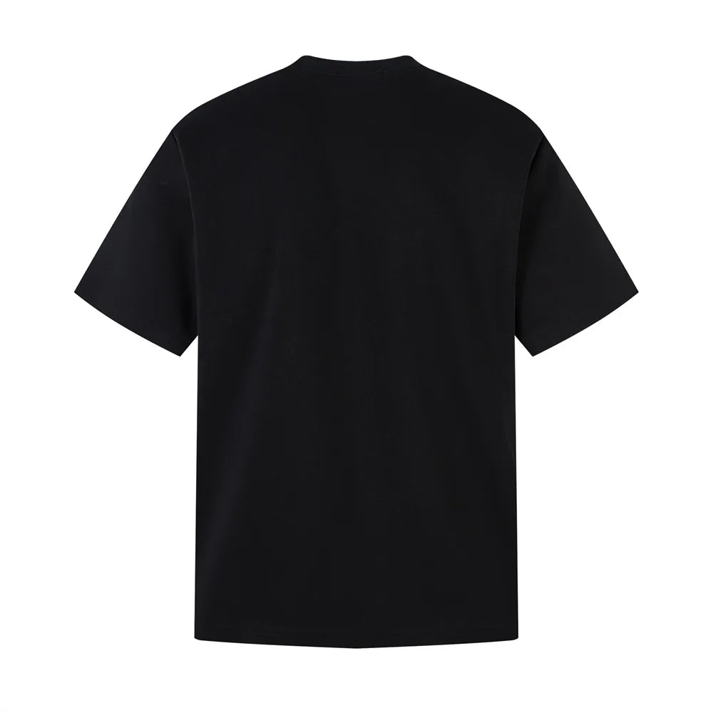 Ribbed Saddle Shoulder T-Shirt-streetwear-techwear