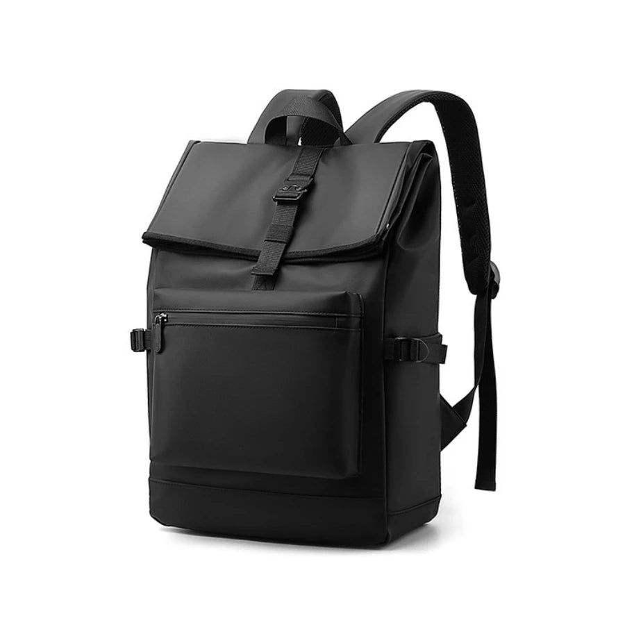 Rubberised Roll Top Backpack-streetwear-techwear